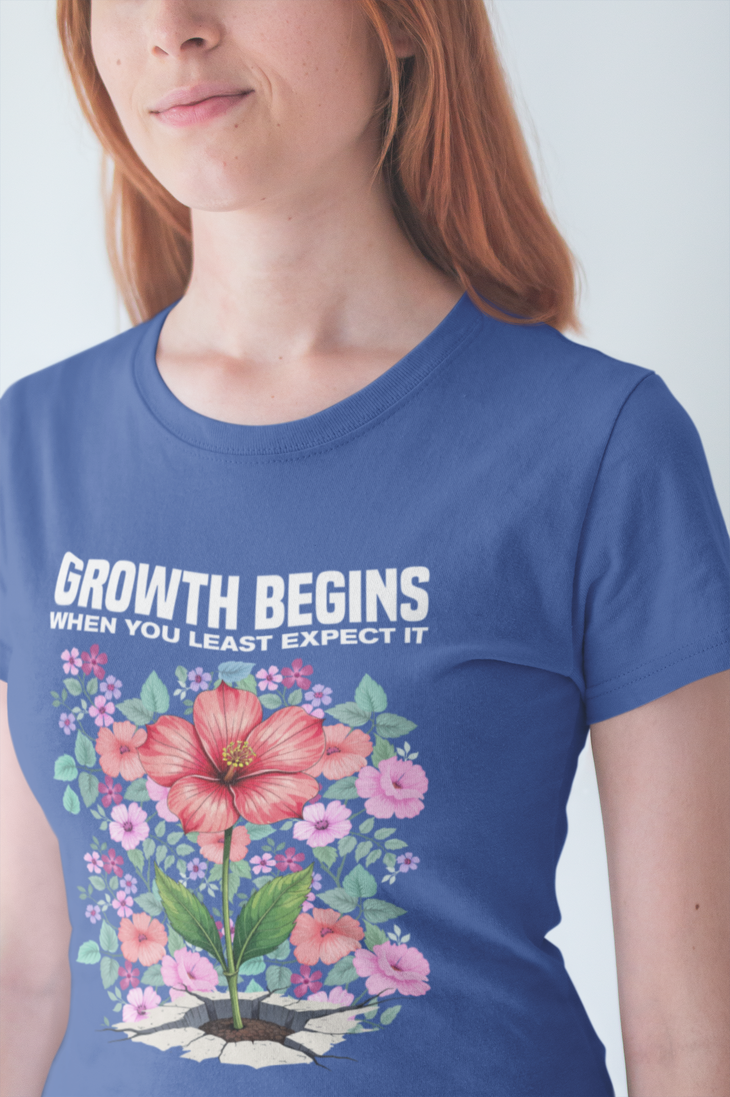 Bloom Where You Are Planted Tee, Inspirational Quote Shirt, Personal Growth Top, Garden Life Tee, Flourish Message Gift