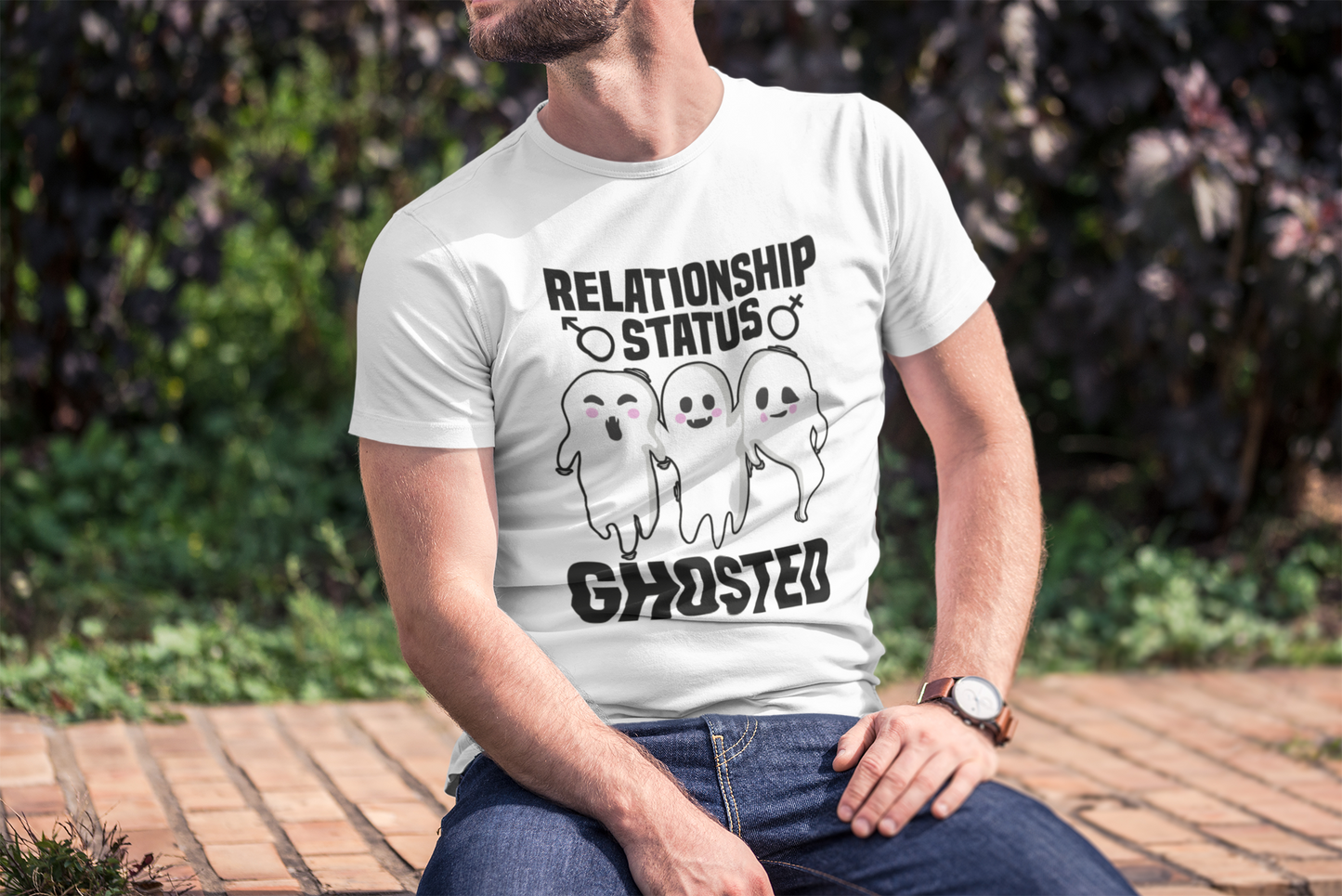 Relationship status ghosted - unisex tshirt