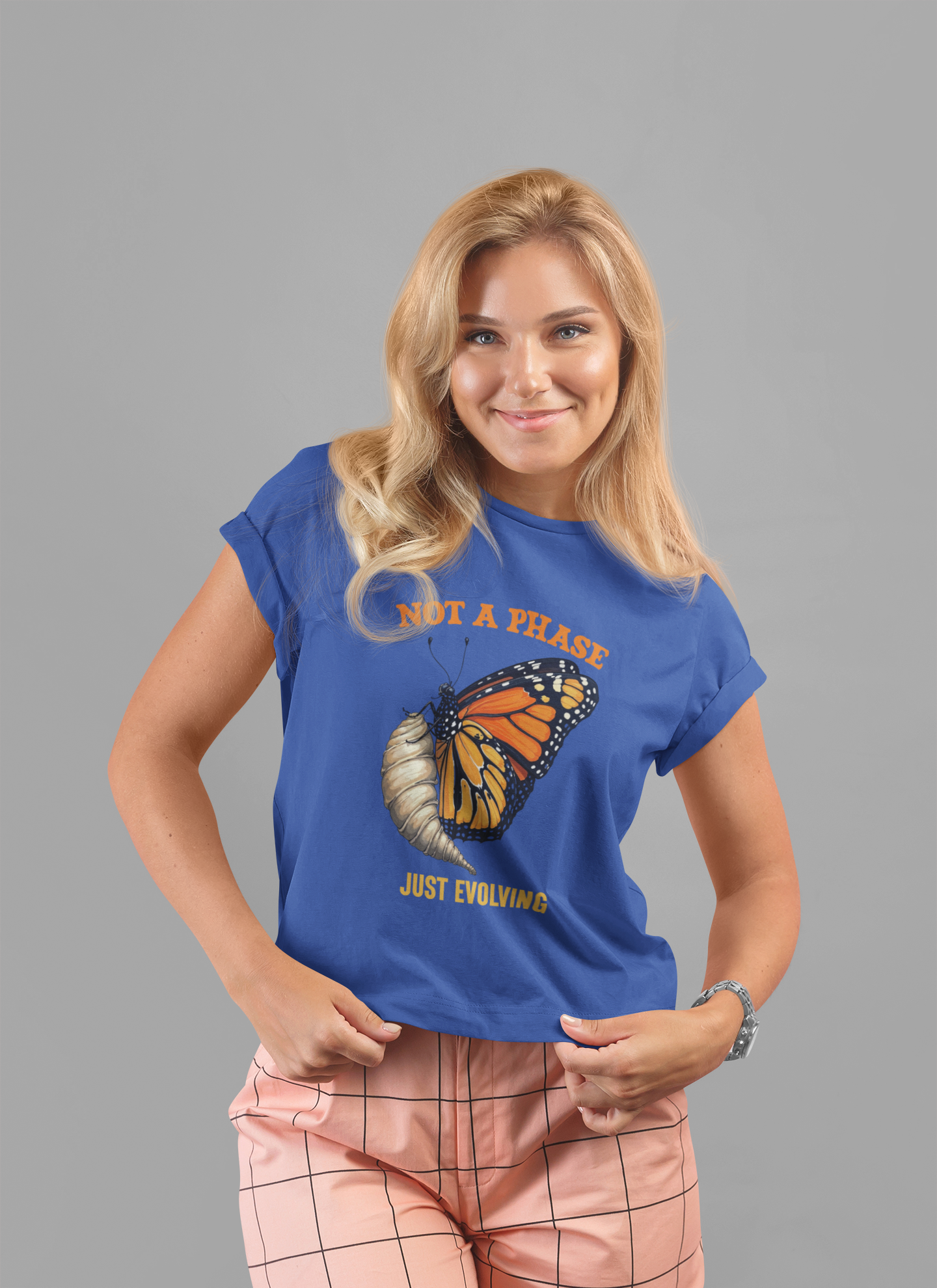 Not a Phase Just Evolving T-Shirt – Monarch Butterfly Transformation Tee