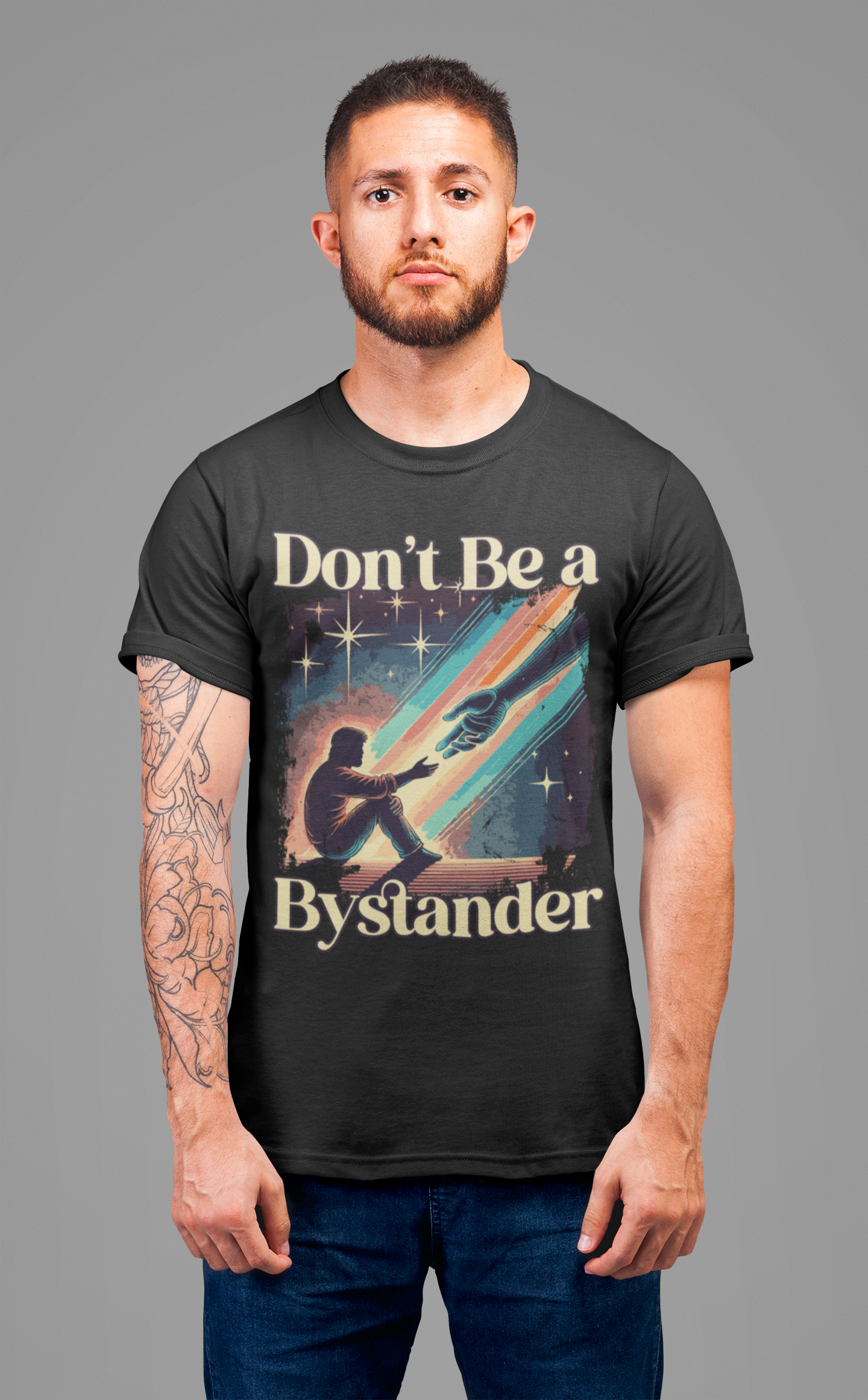 Don’t Be A Bystander Shirt, Speak Up Graphic Tee, Anti Bullying Empowerment T Shirt, Courageous Message Apparel, Social Impact Shirt