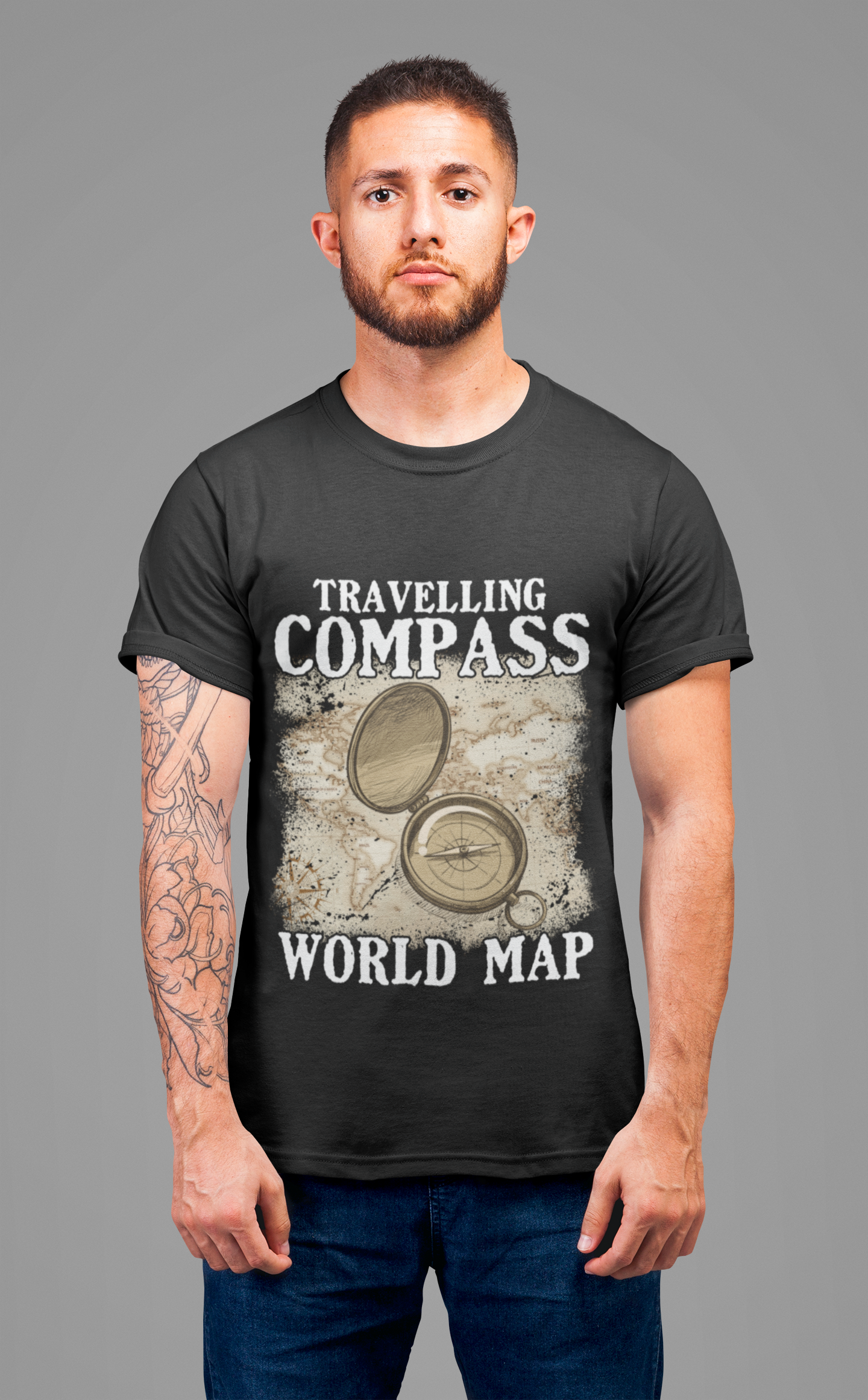 Traveling Compass - Adventure & Wanderlust T-Shirt