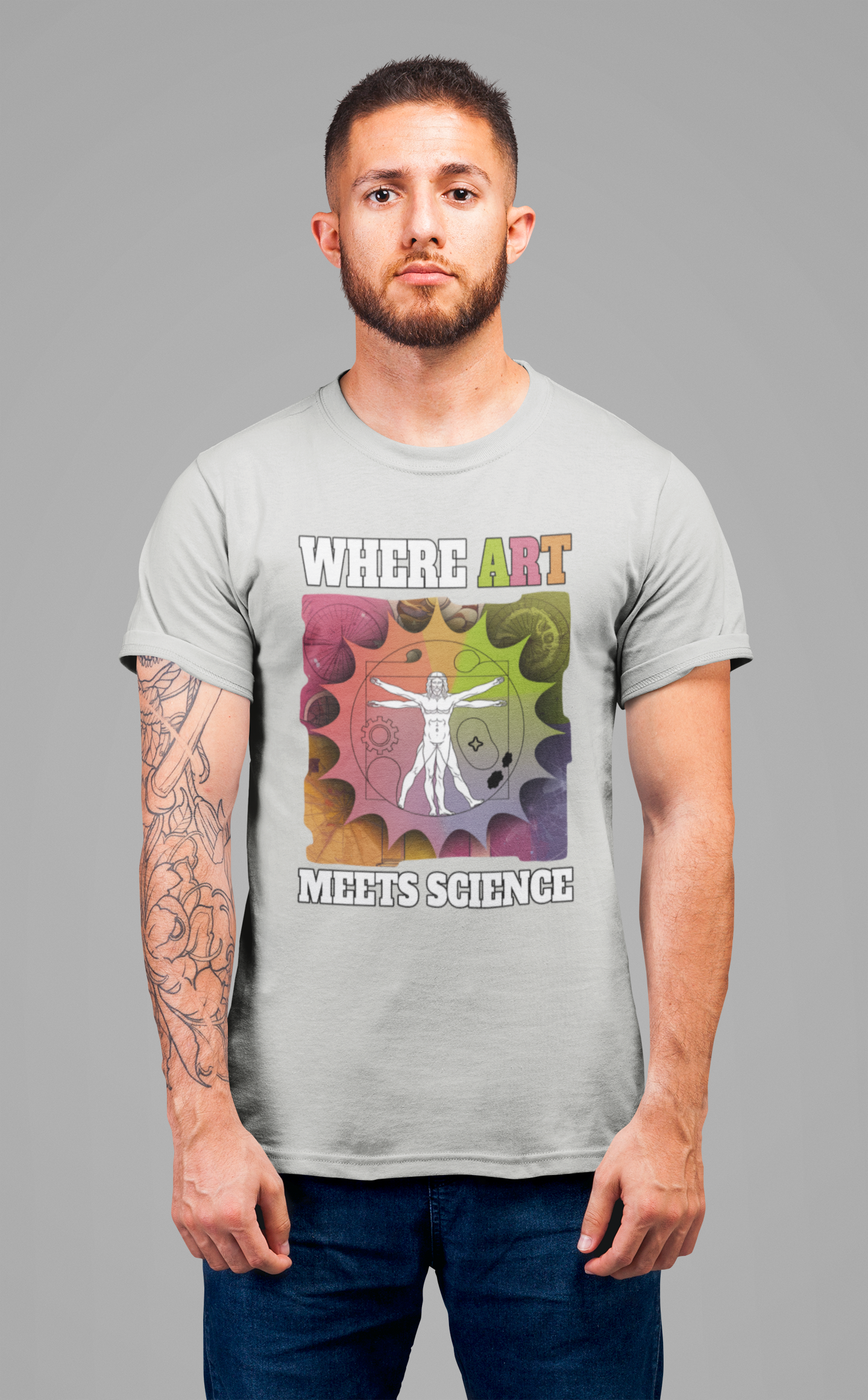 Where Art Meets Science Tshirt – The Renaissance Changed Everything Graphic