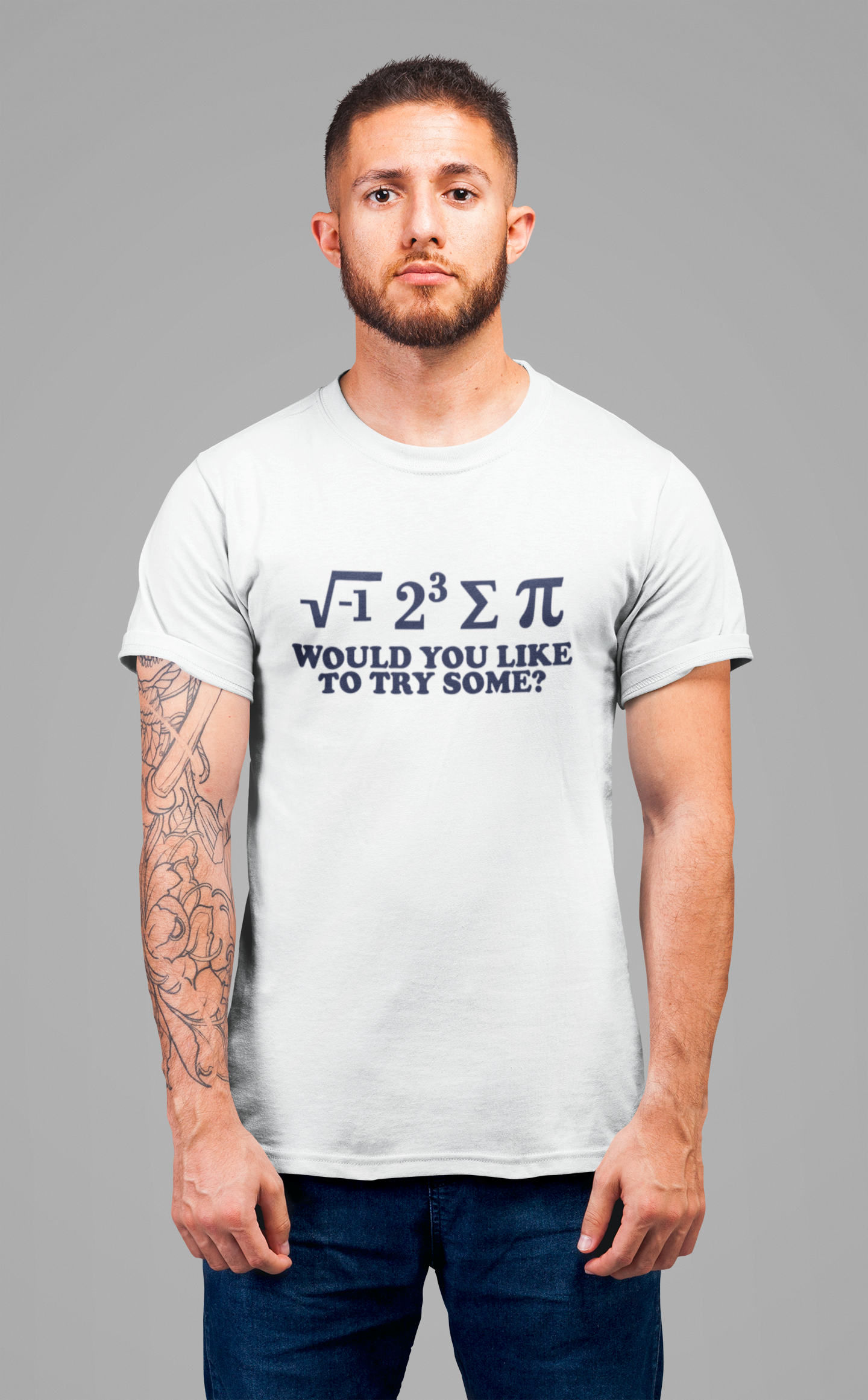 Math Joke T-Shirt – “i 8 Sum Pi” Funny Equation Graphic Tee
