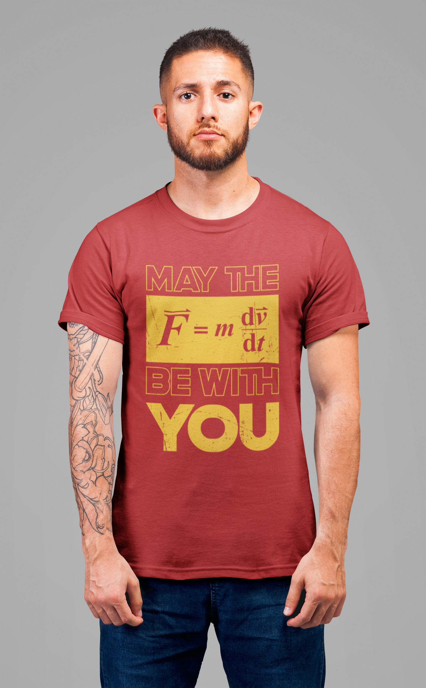 May the Force Be with You – Science Formula Edition Tshirt