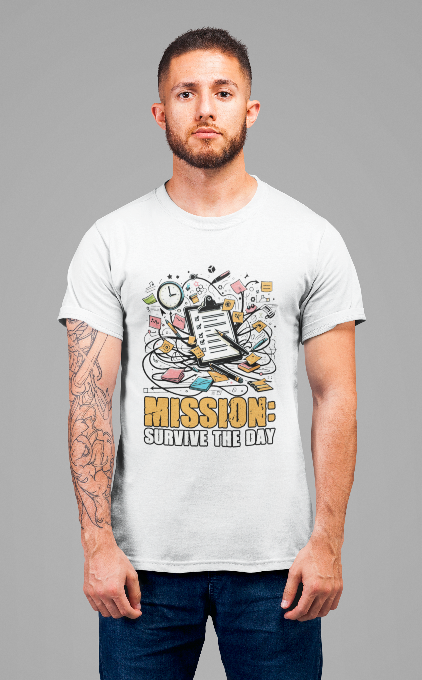 Chaos Coordinator- Mission to Survive | Task List Graphic T-Shirt