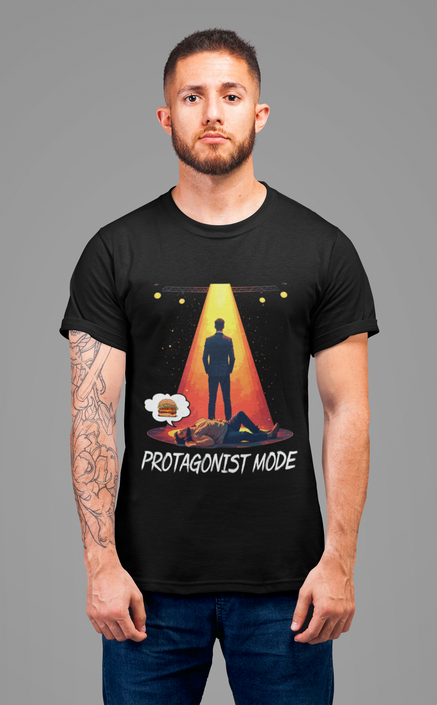 Main character energy, supporting character effort   Official Graphic Statement Tee for Bold Minds, Modern Thinkers, and Everyday Expression Everywhere