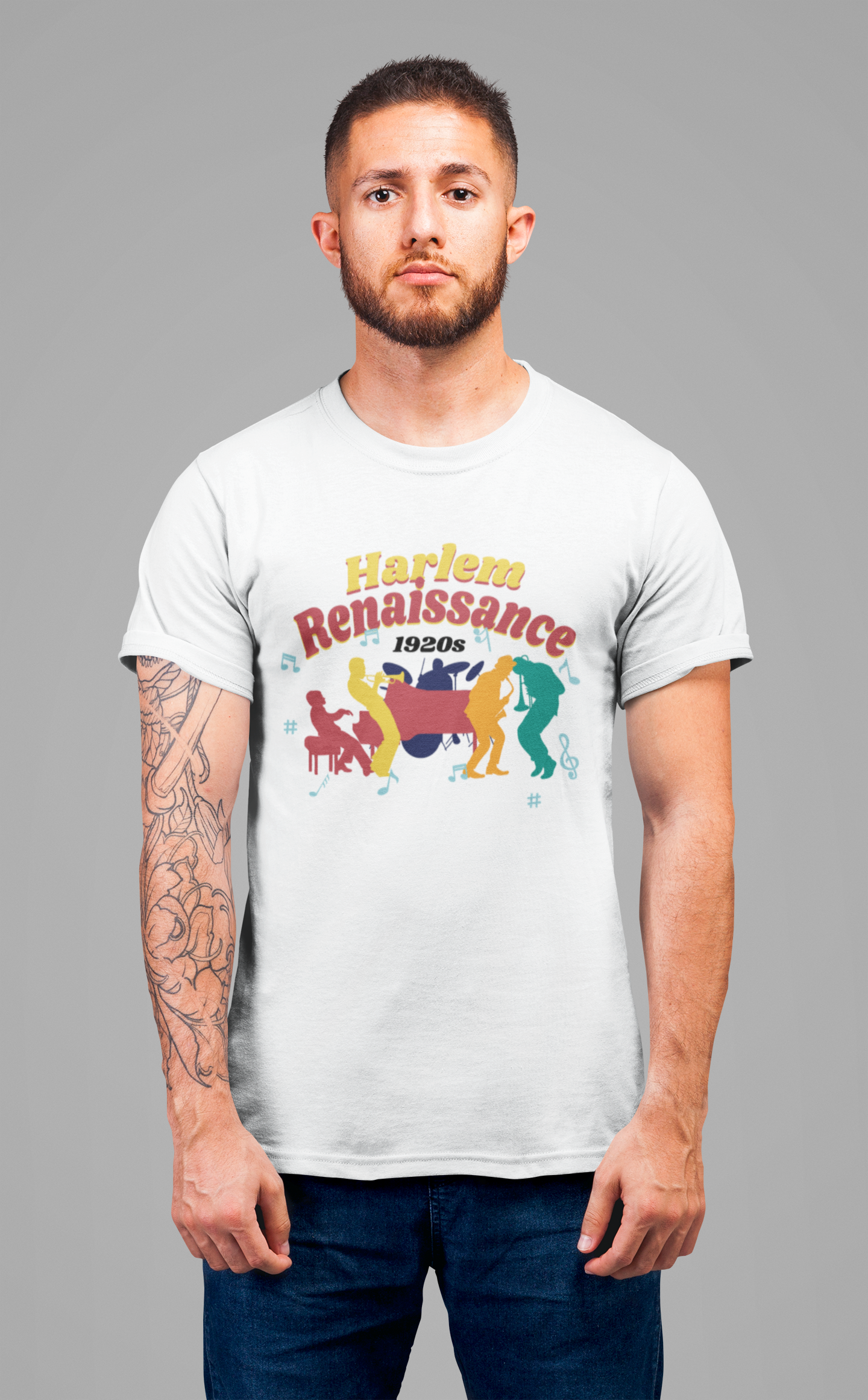 Harlem Renaissance 1920s   Official Graphic Statement Tee for History Buffs, Jazz Lovers, and Cultural Revival Enthusiasts Everywhere