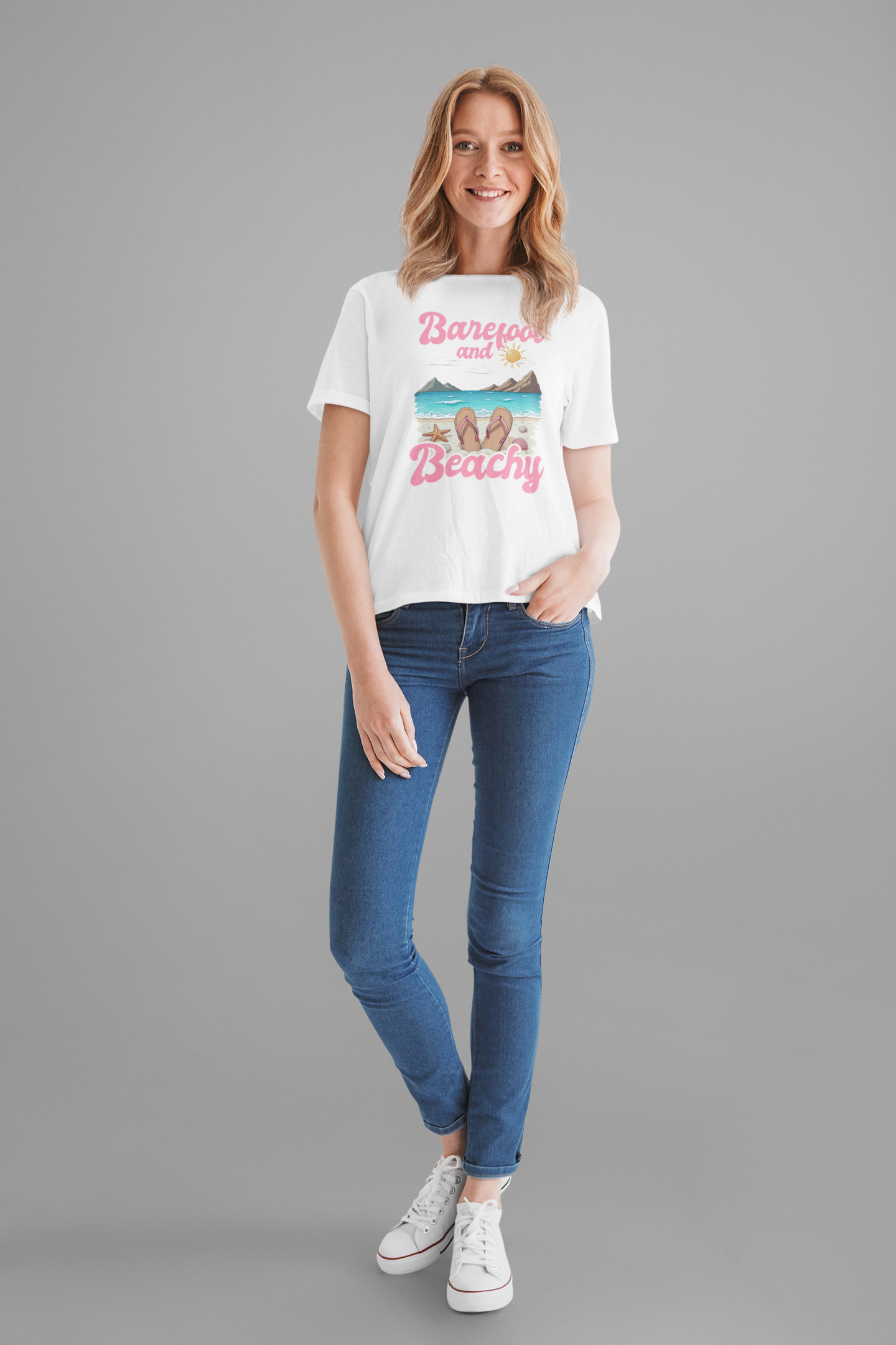 Barefoot and Beachy Coastal Chill T-Shirt