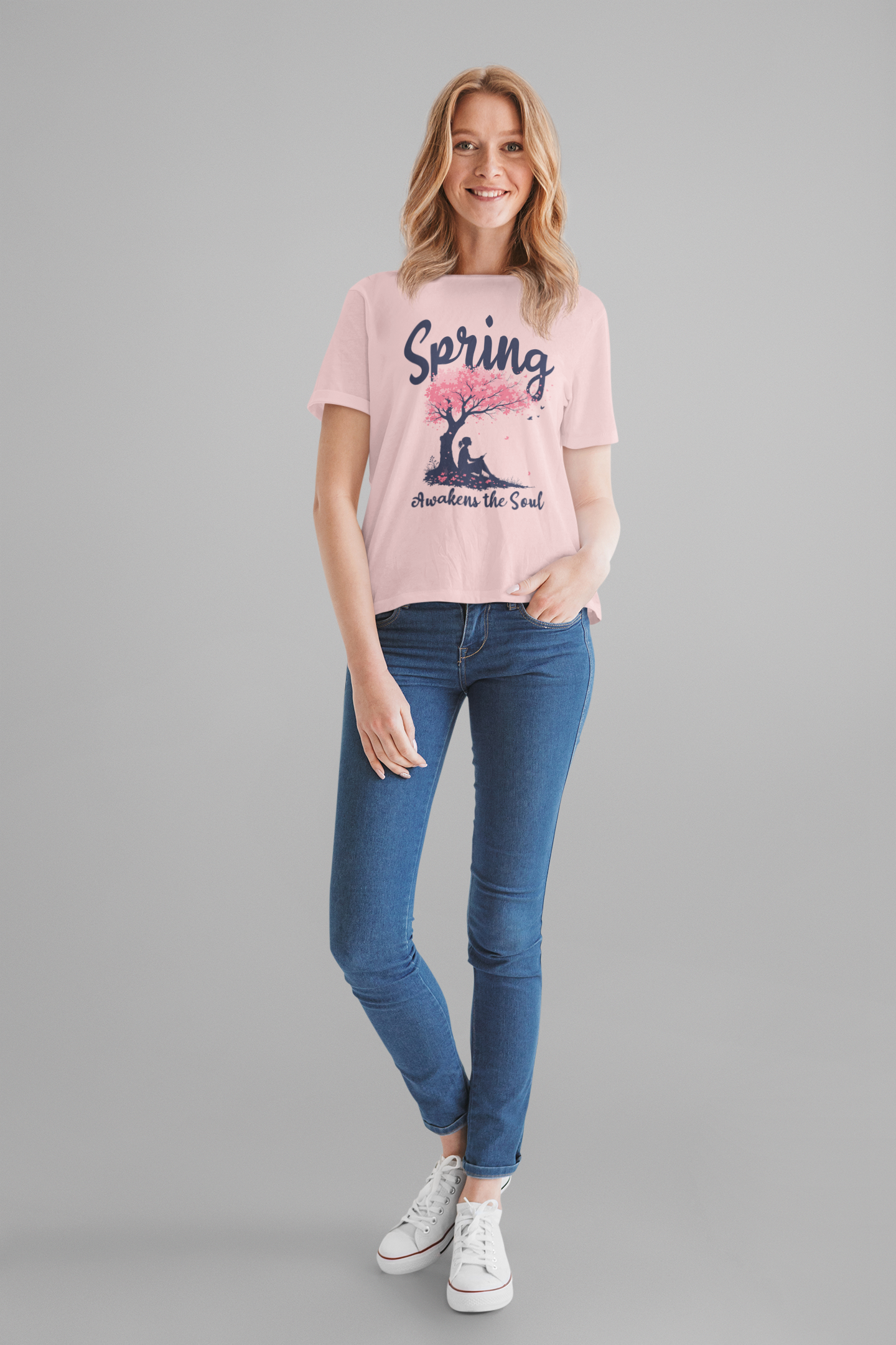 Flourish and Thrive Tee, Positive Growth Shirt, Spring Bloom Top, Empowering Nature Quote Tee, Floral Energy Gift Tee