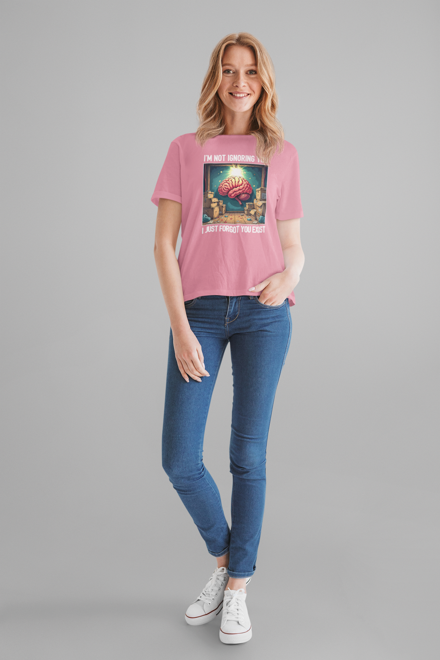 I’m Not Ignoring You I Just Forgot You Exist Tee, Selective Memory Humor Shirt, Forgetful Personality Graphic Tee, Funny Ghost Mode Gift