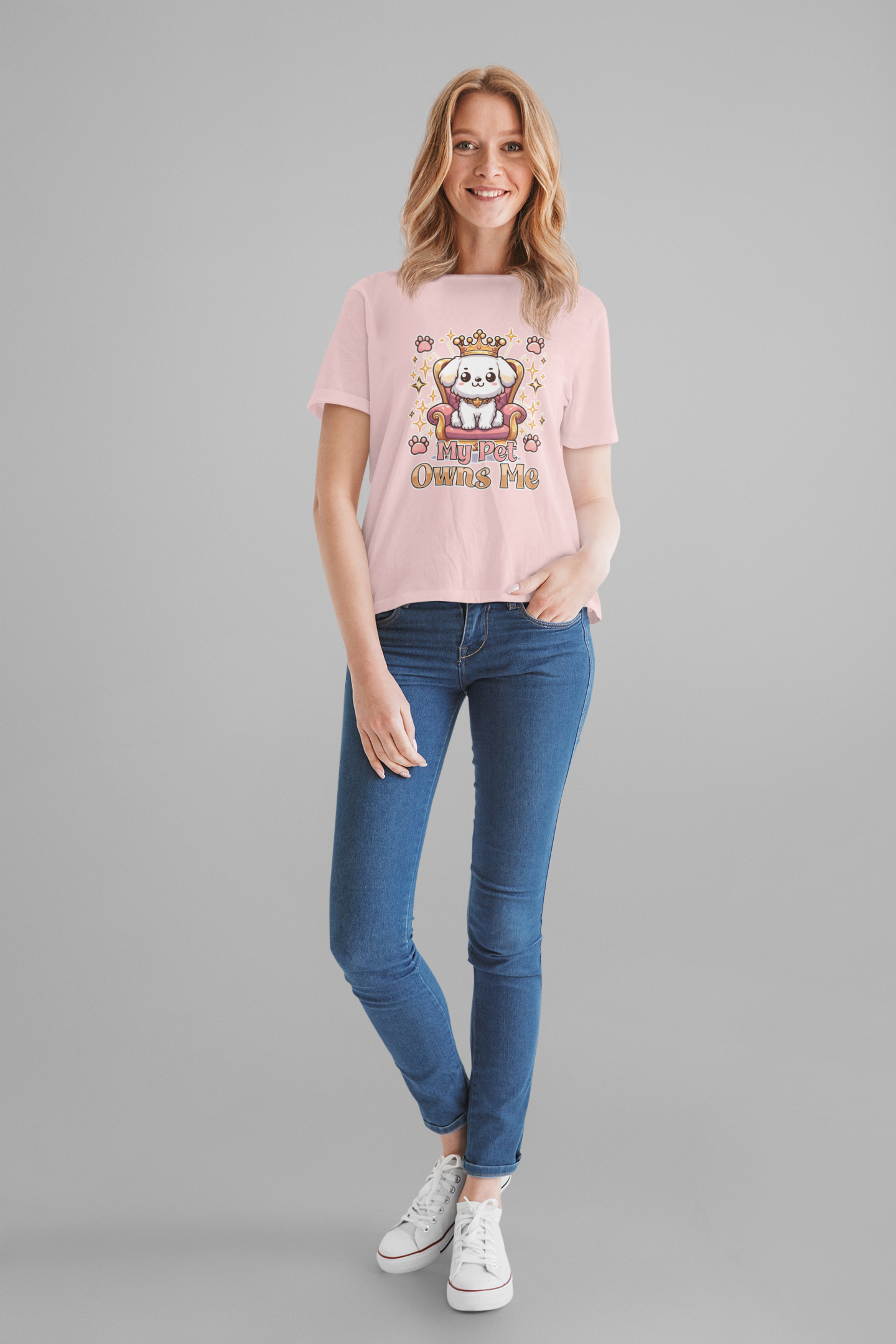 My Pet Owns Me - Cute Dog Royalty T-Shirt
