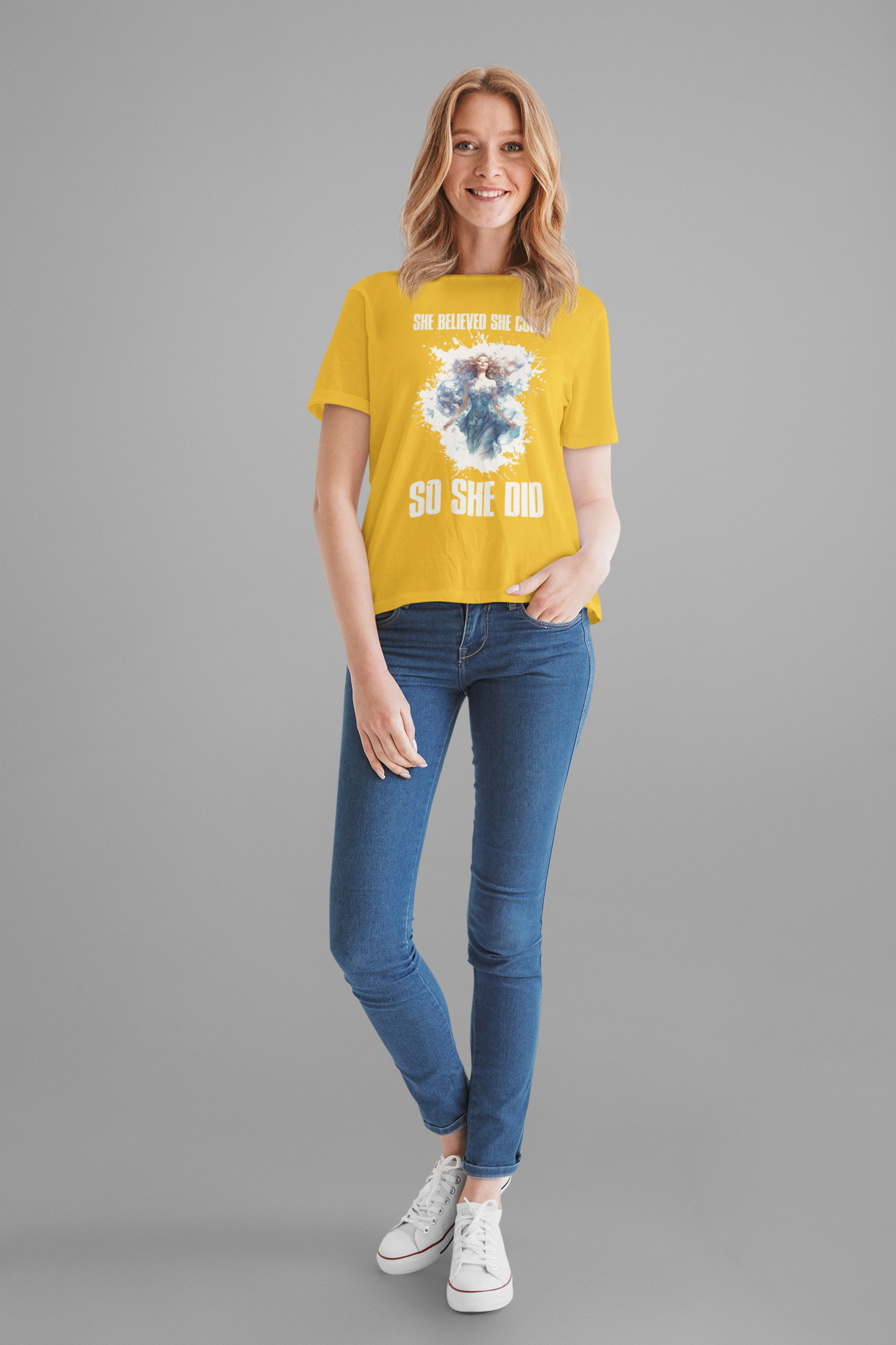 She Believed She Could So She Did Shirt, Inspirational Women's Tee, Empowerment Quote Top, Motivated Female Shirt, Girl Power Gift