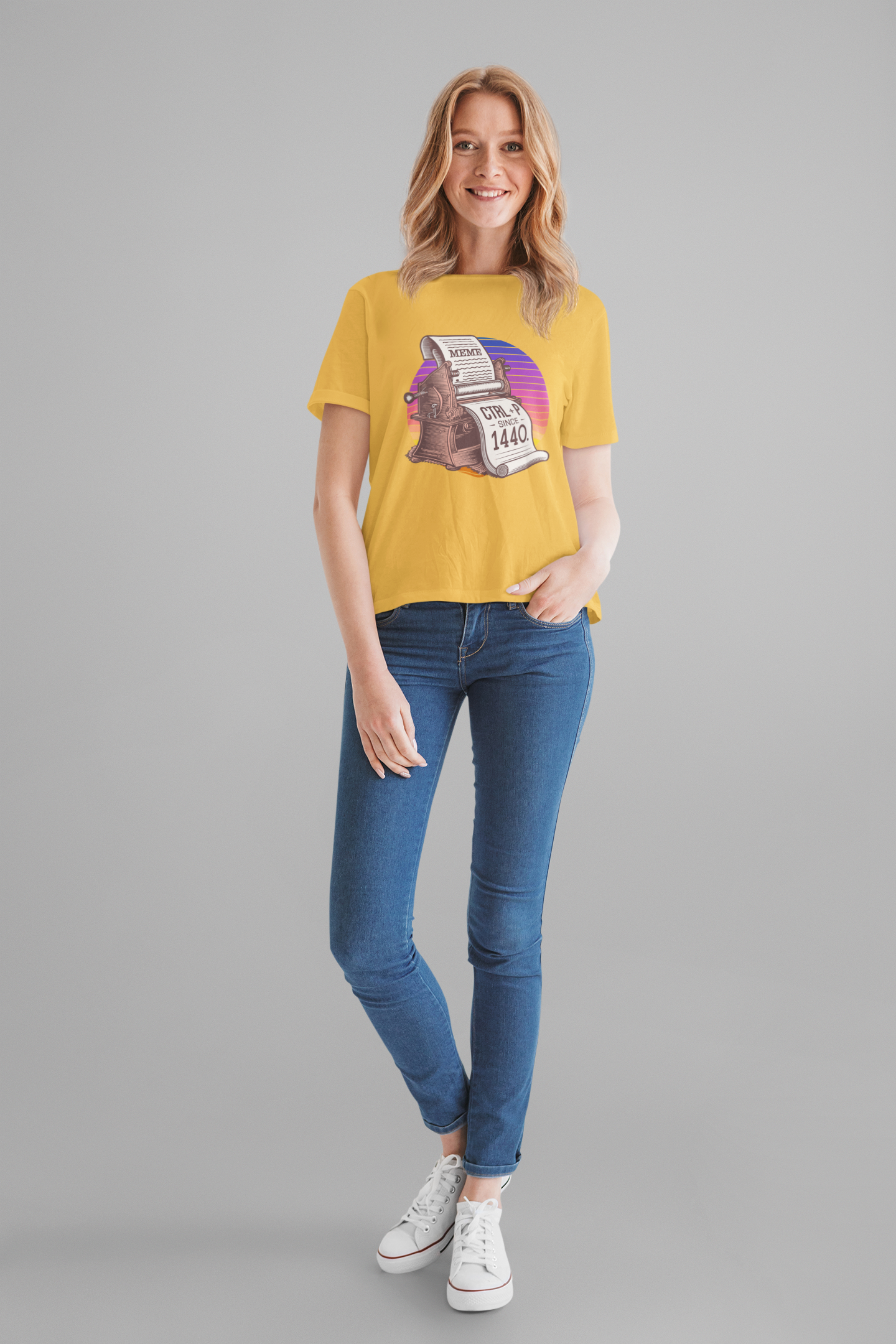CTRL + P Since 1440 Tshirt – The Printing Press Meme Edition