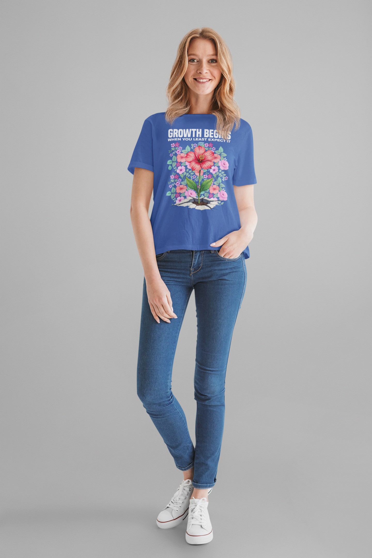Bloom Where You Are Planted Tee, Inspirational Quote Shirt, Personal Growth Top, Garden Life Tee, Flourish Message Gift