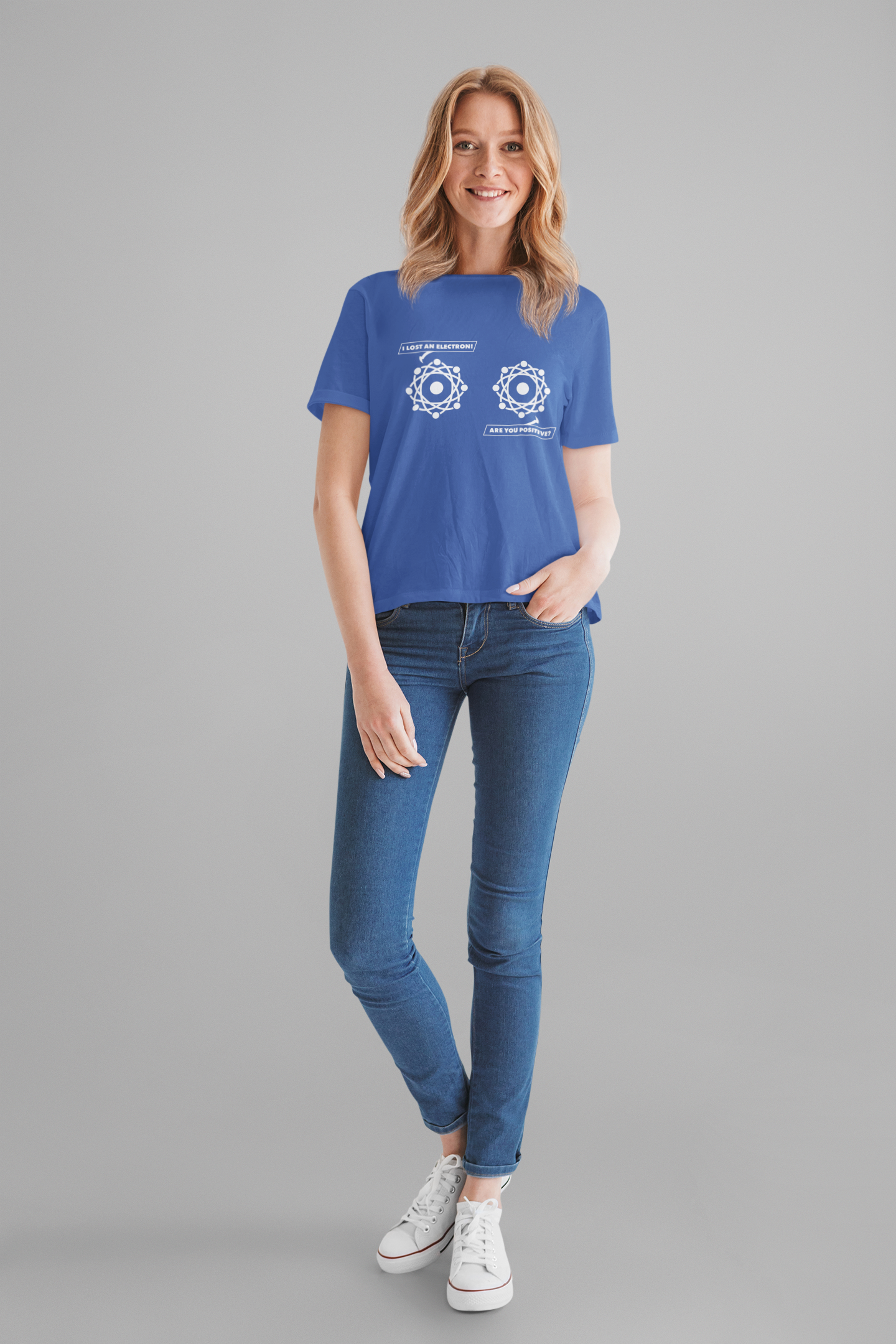 I Lost an Electron Tshirt – Funny Chemistry Pun with Thought Bubble