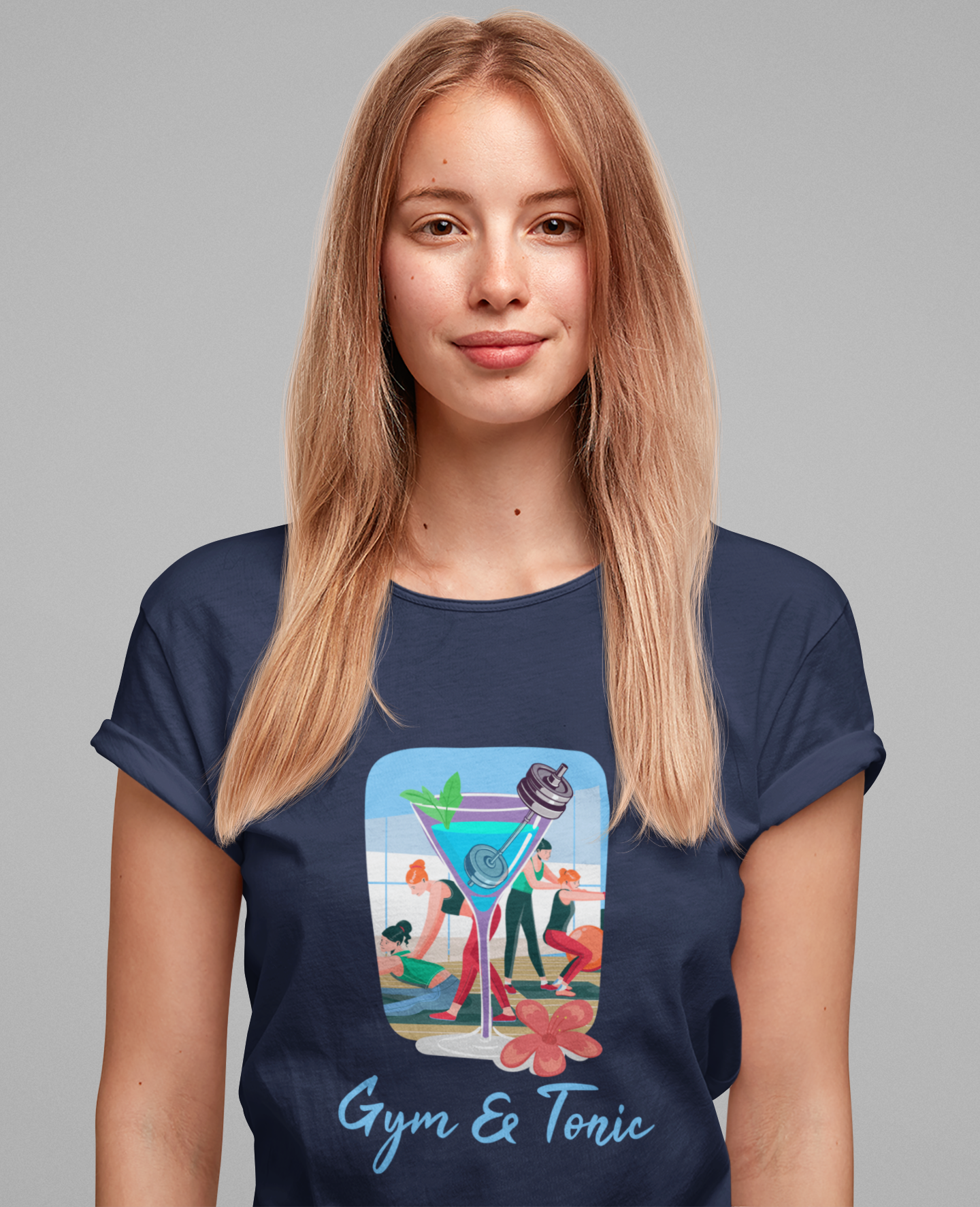 Gym and Tonic Tee, Fitness Pun Shirt, Workout Humor Graphic, Exercise and Fun Top, Healthy Balance Gift