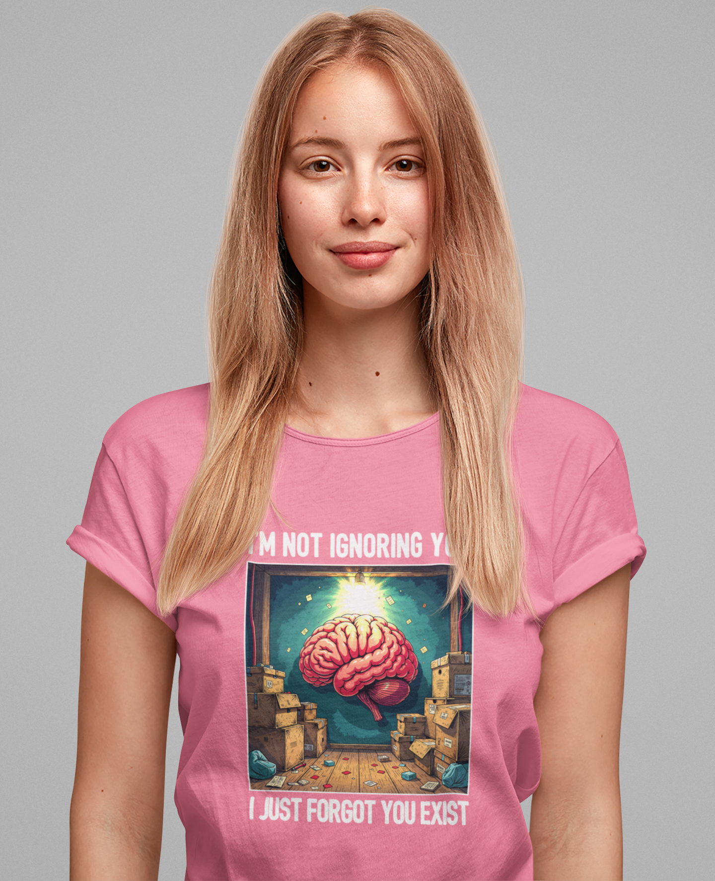 I’m Not Ignoring You I Just Forgot You Exist Tee, Selective Memory Humor Shirt, Forgetful Personality Graphic Tee, Funny Ghost Mode Gift