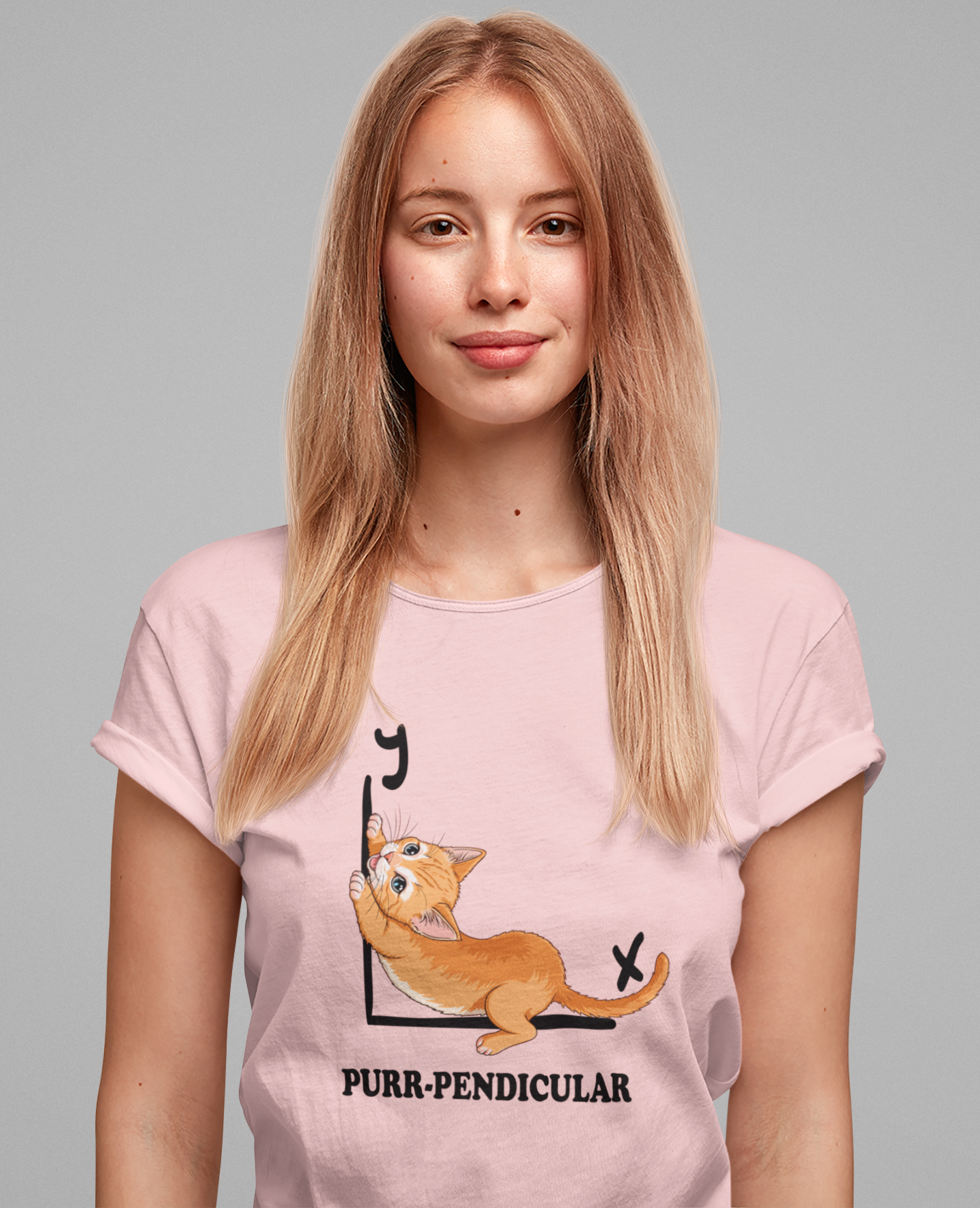 Pendecular Math Cat Pun Shirt – Purr-pendicular Perpendicular Lines Graphic ...
