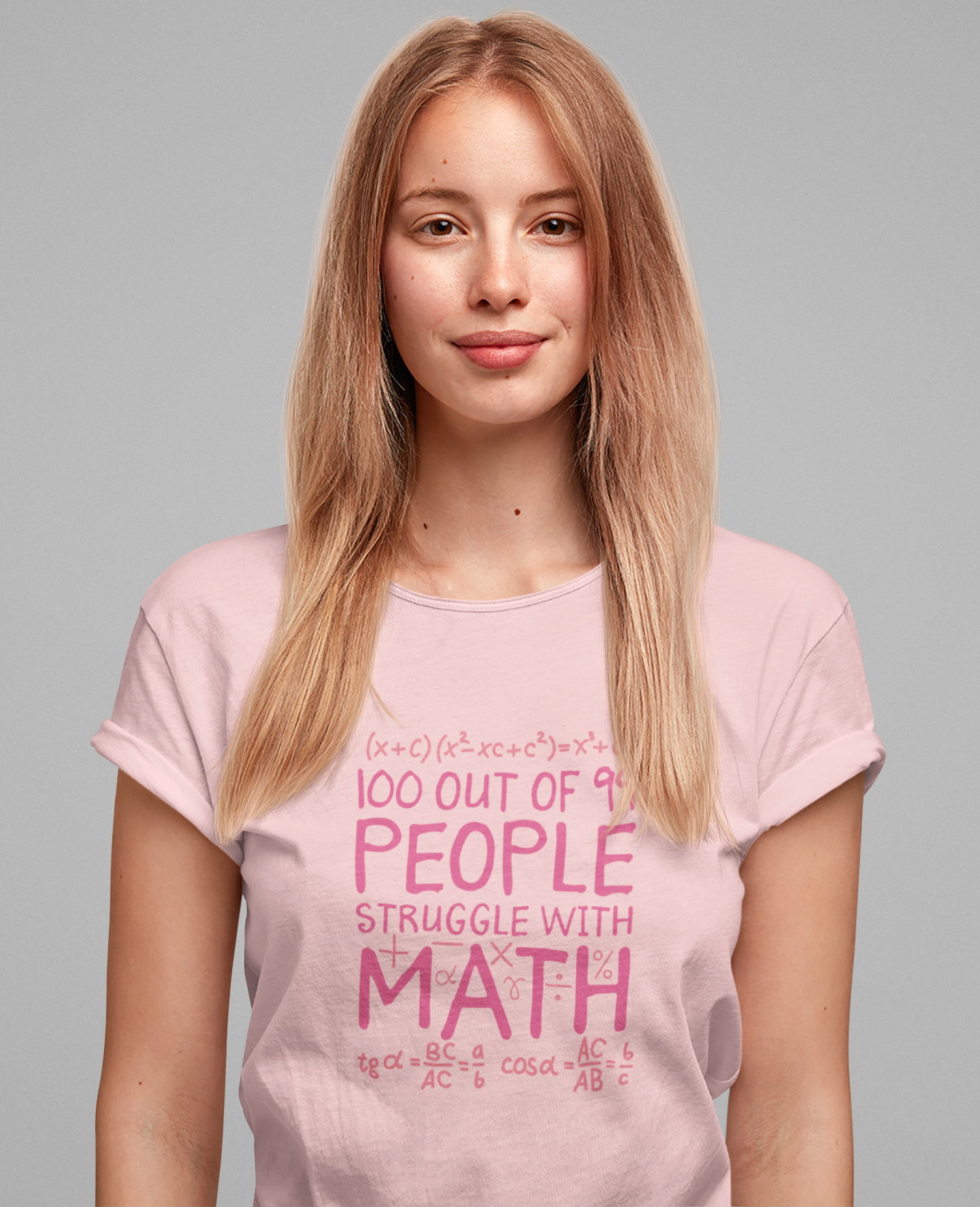Math Struggle T-Shirt – 100 Out of 99 People Math Joke