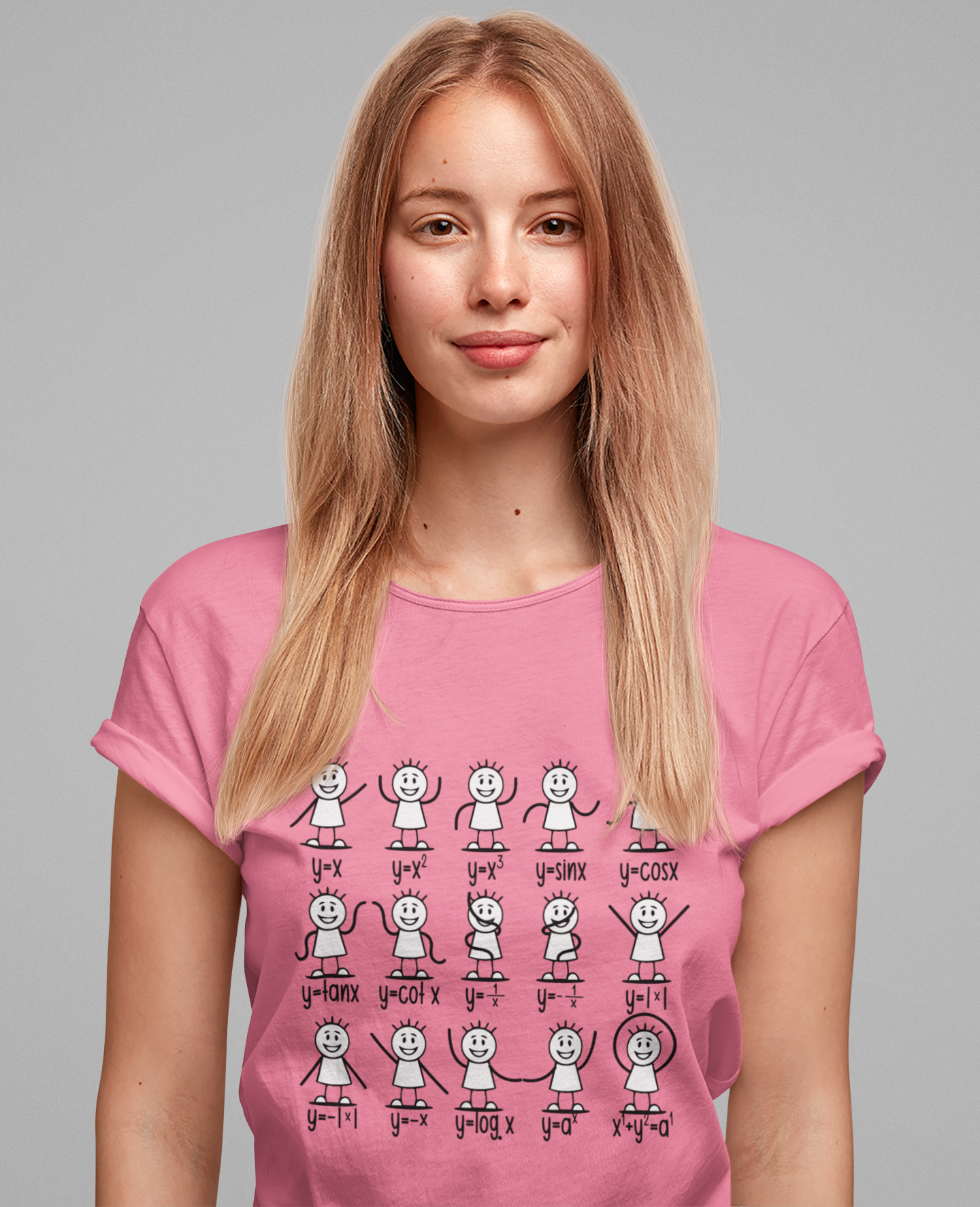 Trigonometry in Action Shirt – Stick Figure Math Humor