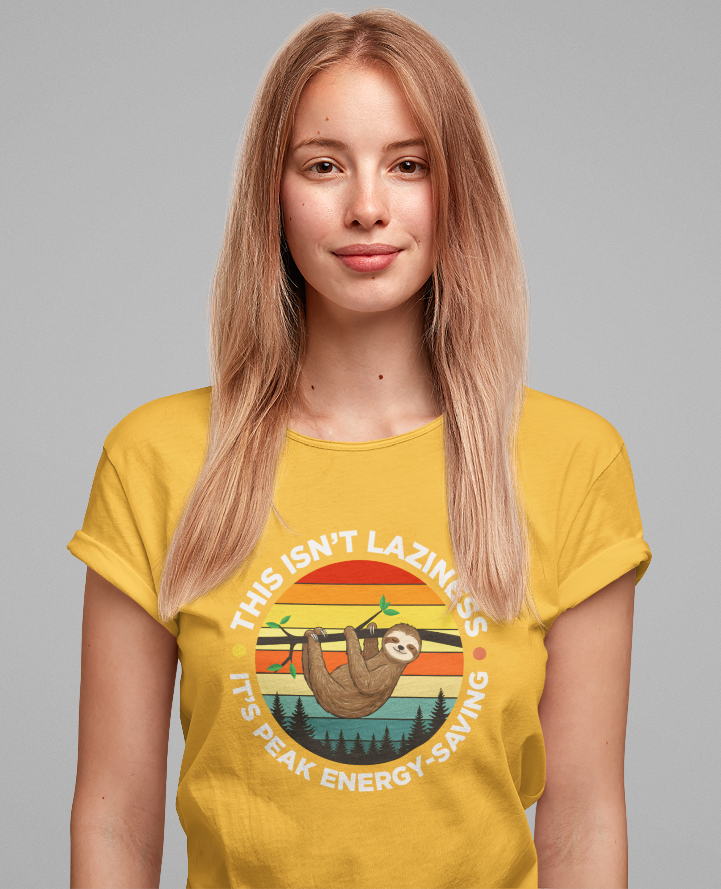 This Isn’t Laziness It’s Peak Efficiency Tee, Sloth Energy Saving Mode Shirt, Funny Nap Quote Top, Chill Vibes Graphic Gift