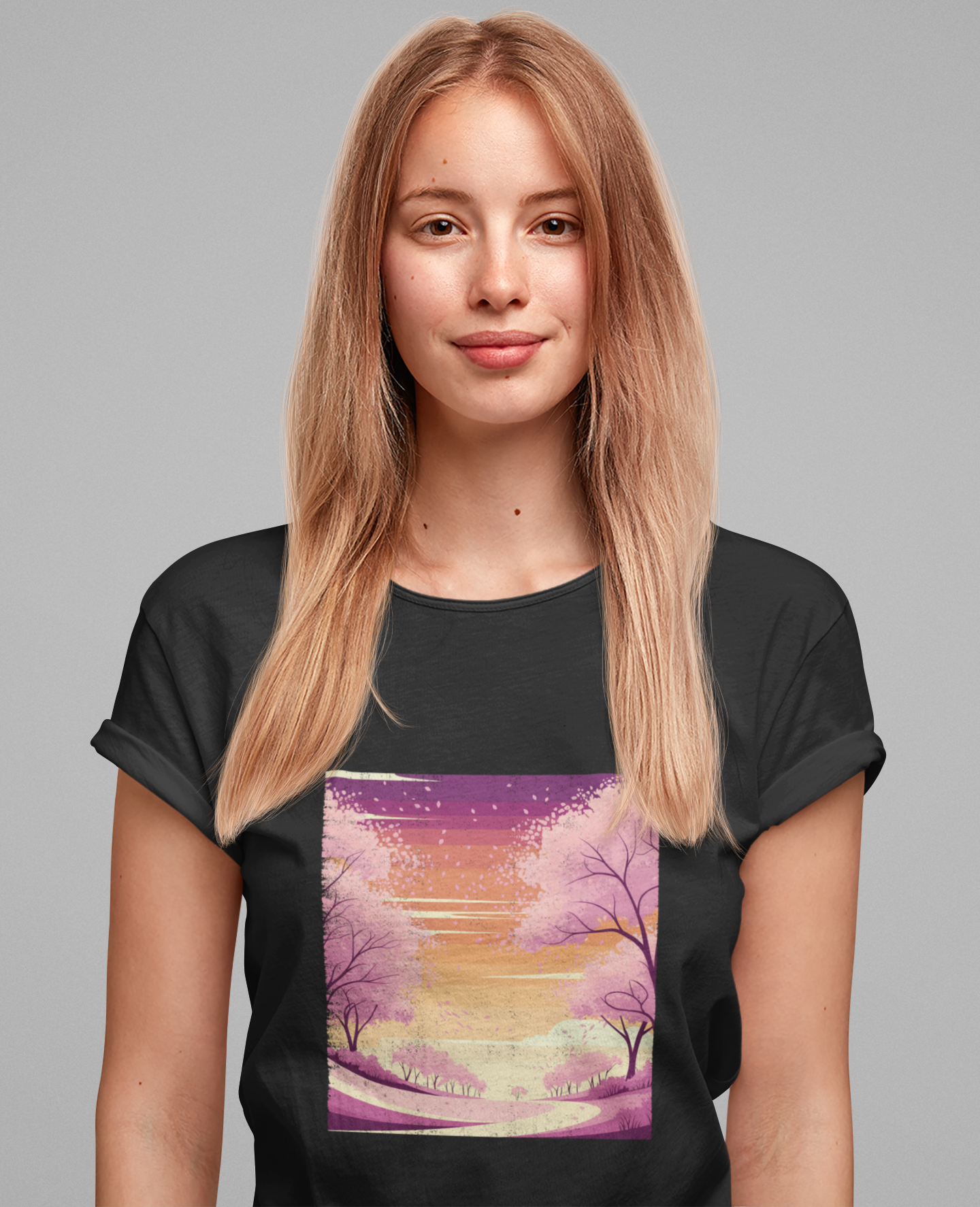 Spring Whispers Pastel Graphic T-Shirt
