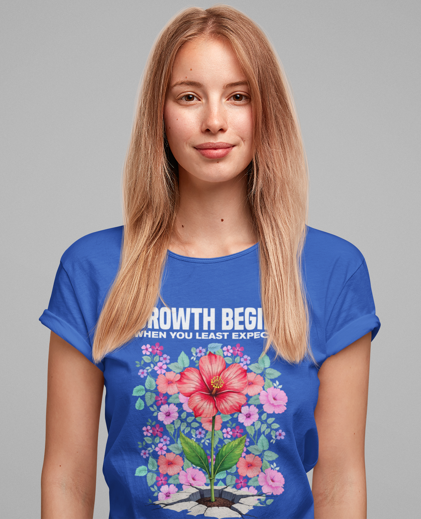 Bloom Where You Are Planted Tee, Inspirational Quote Shirt, Personal Growth Top, Garden Life Tee, Flourish Message Gift