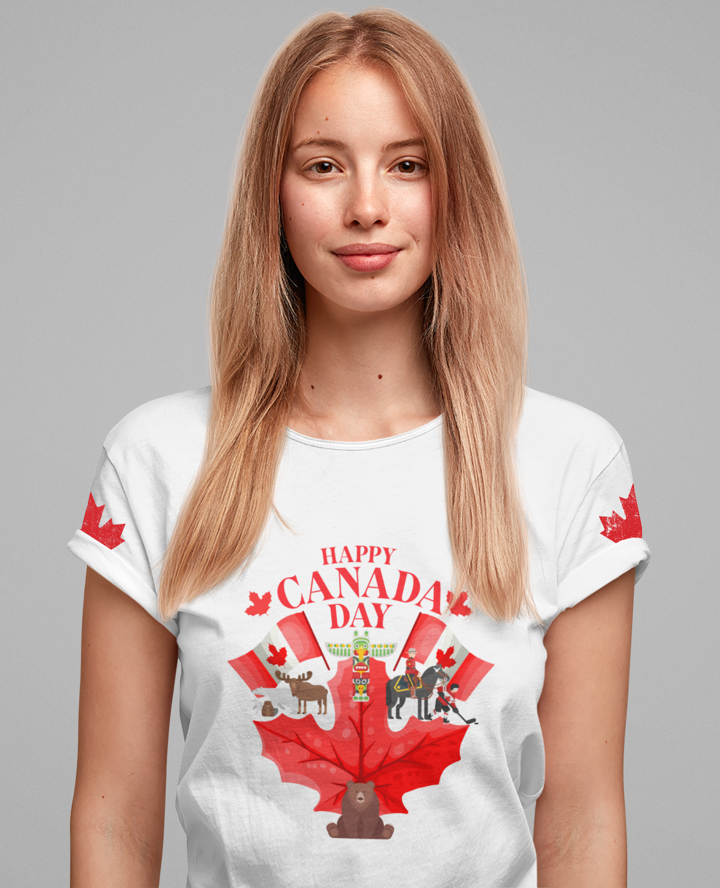 Happy Canada Day Maple Celebration T-Shirt
