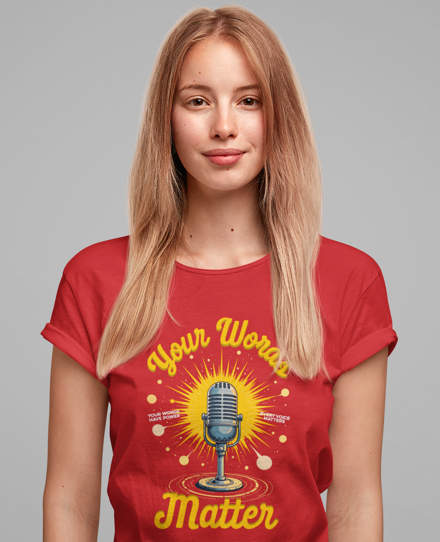 Your Words Matter Tee, Mental Health Awareness Shirt, Positive Speech Graphic, Kindness Reminder Top, Empathy Gift