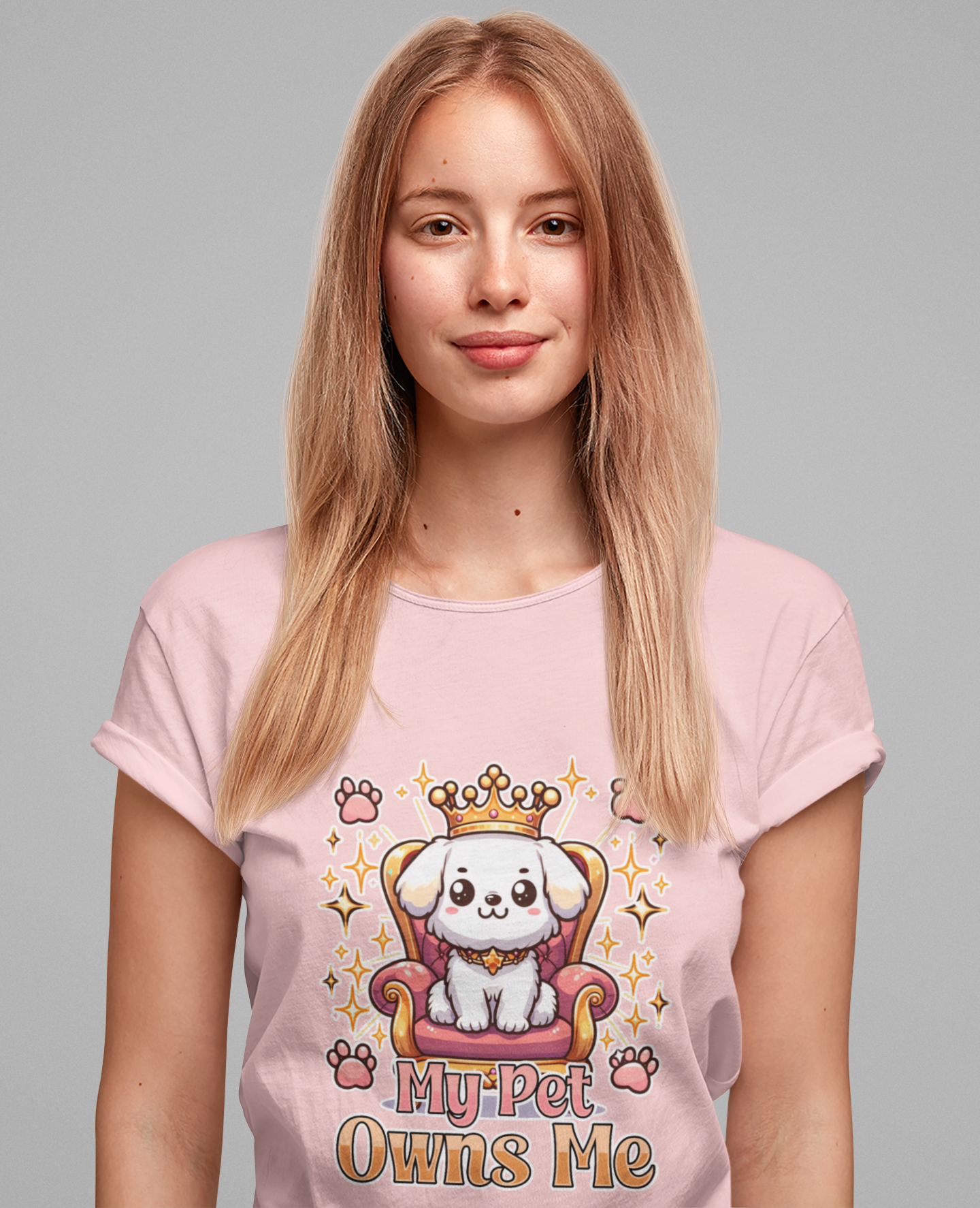 My Pet Owns Me - Cute Dog Royalty T-Shirt