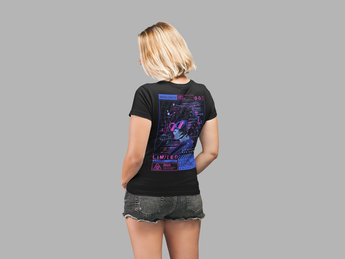 Limited Edition Cyberpunk Future Clothing Streetwear T-Shirt